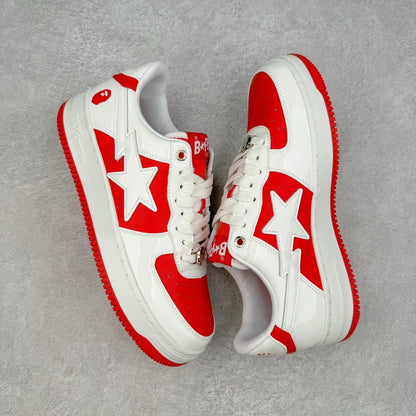 A Bathing Ape Bape Sta Low #6 Red