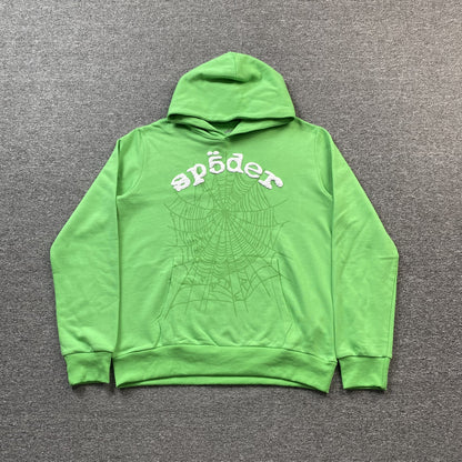 SP5DER LEGACY HOODIE GREEN