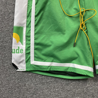 RHUDE SHORTS GREEN