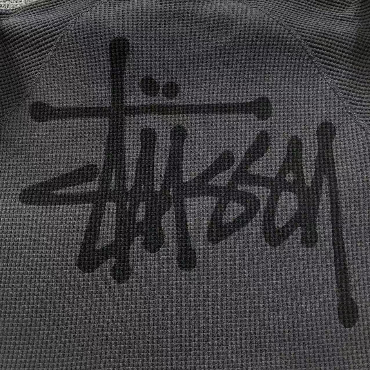 Stussy Thermal Raglan Shirt Black