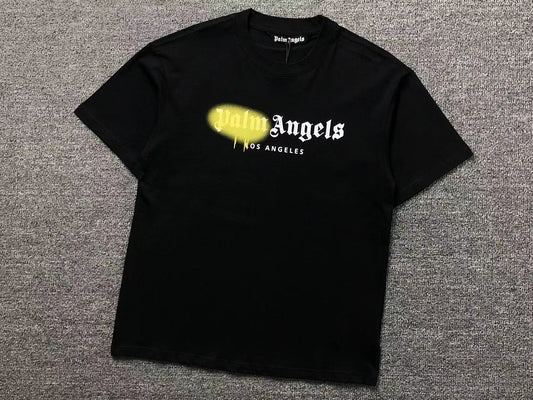 PALM ANGELS LOS ANGELES SPRAYED TEE BLACK