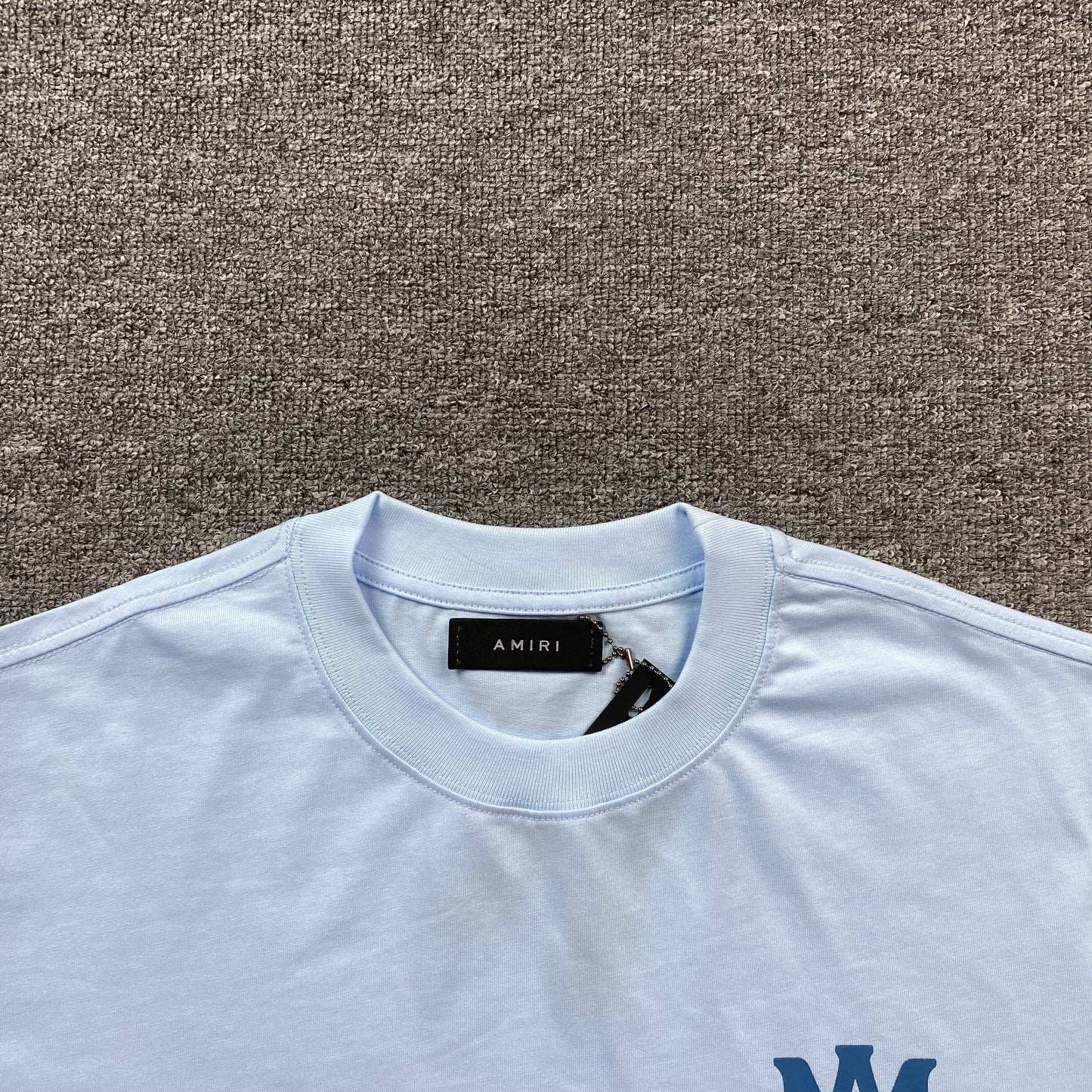 AMIRI MA LOGO TEE BLUE