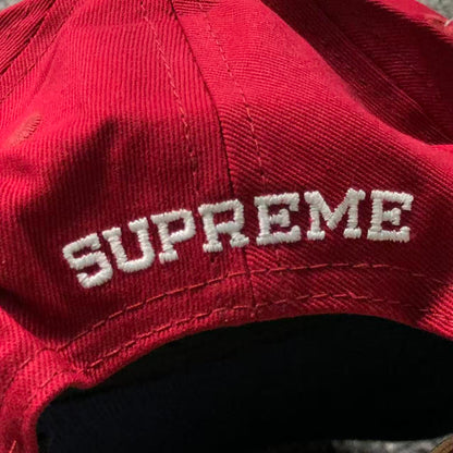Supreme 2-Tone S Logo 6-Panel Cap Red