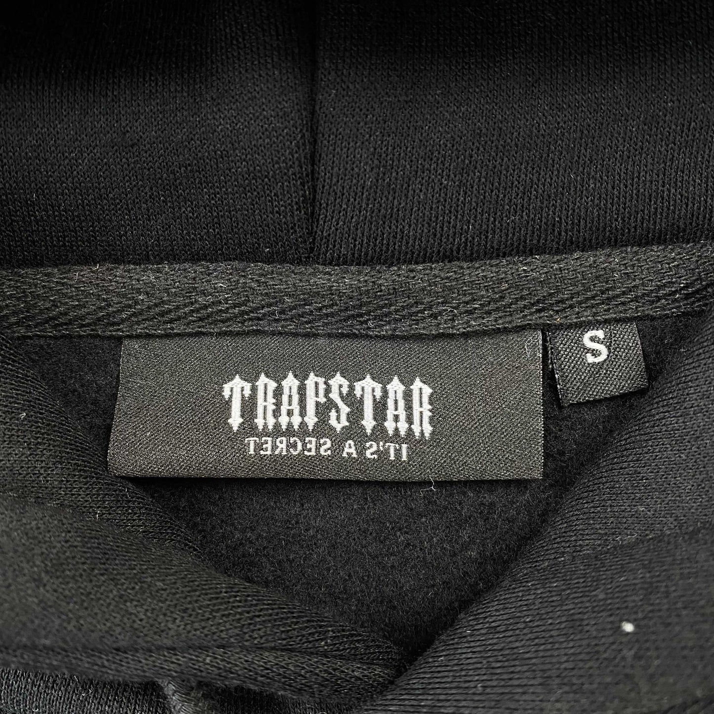 TRAPSTAR CHENILLE DECODED TRACKSUIT BLACK ORANGE