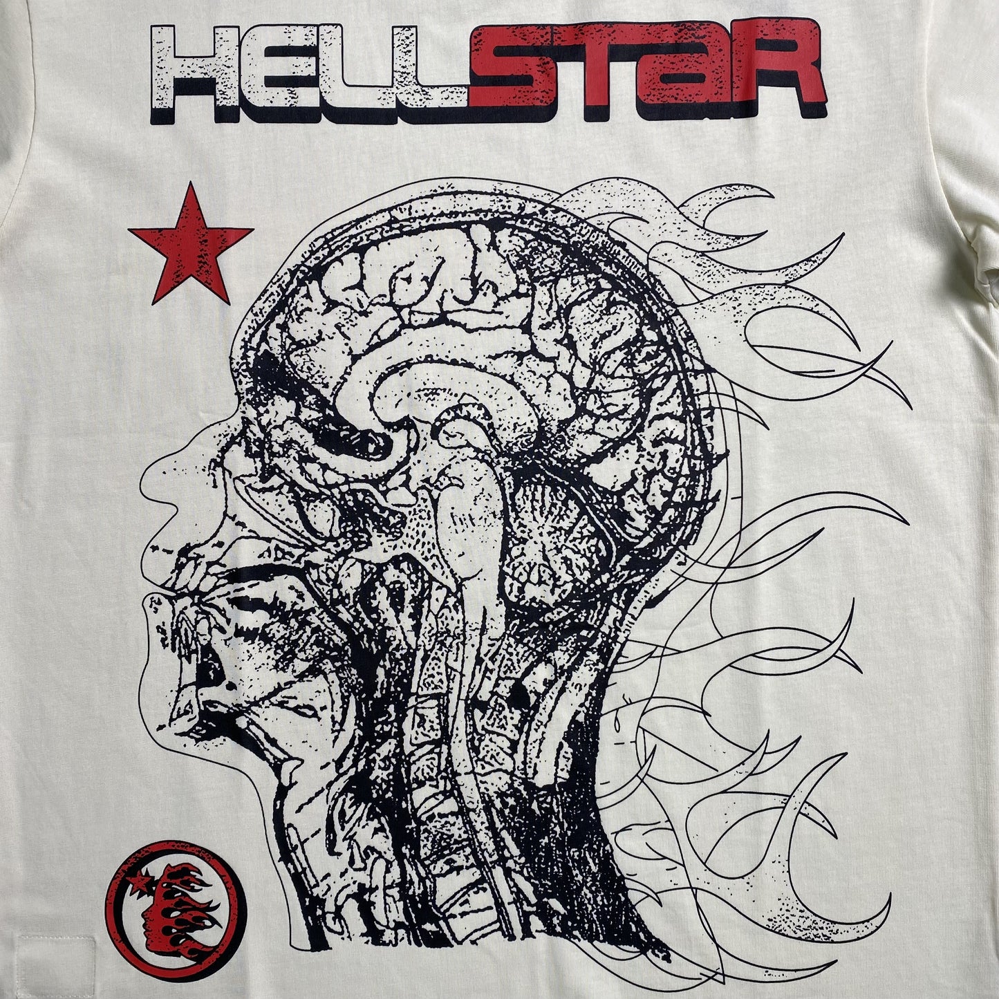 HELLSTAR HUMAN DEVELOPMENT TEE WHITE