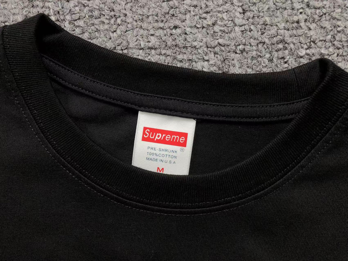 SUPREME BANDANA BOX LOGO TEE BLACK