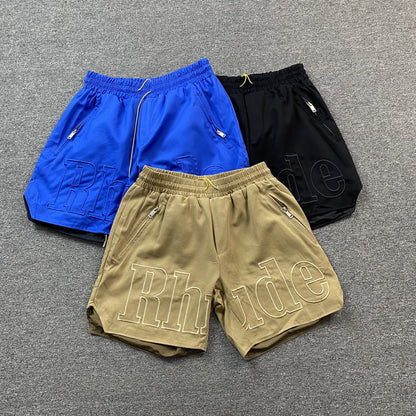 RHUDE SHORTS BLACK