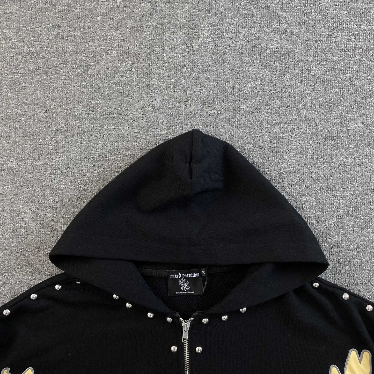 Mixed Emotion Crown Jacket Black