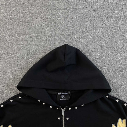 Mixed Emotion Crown Jacket Black