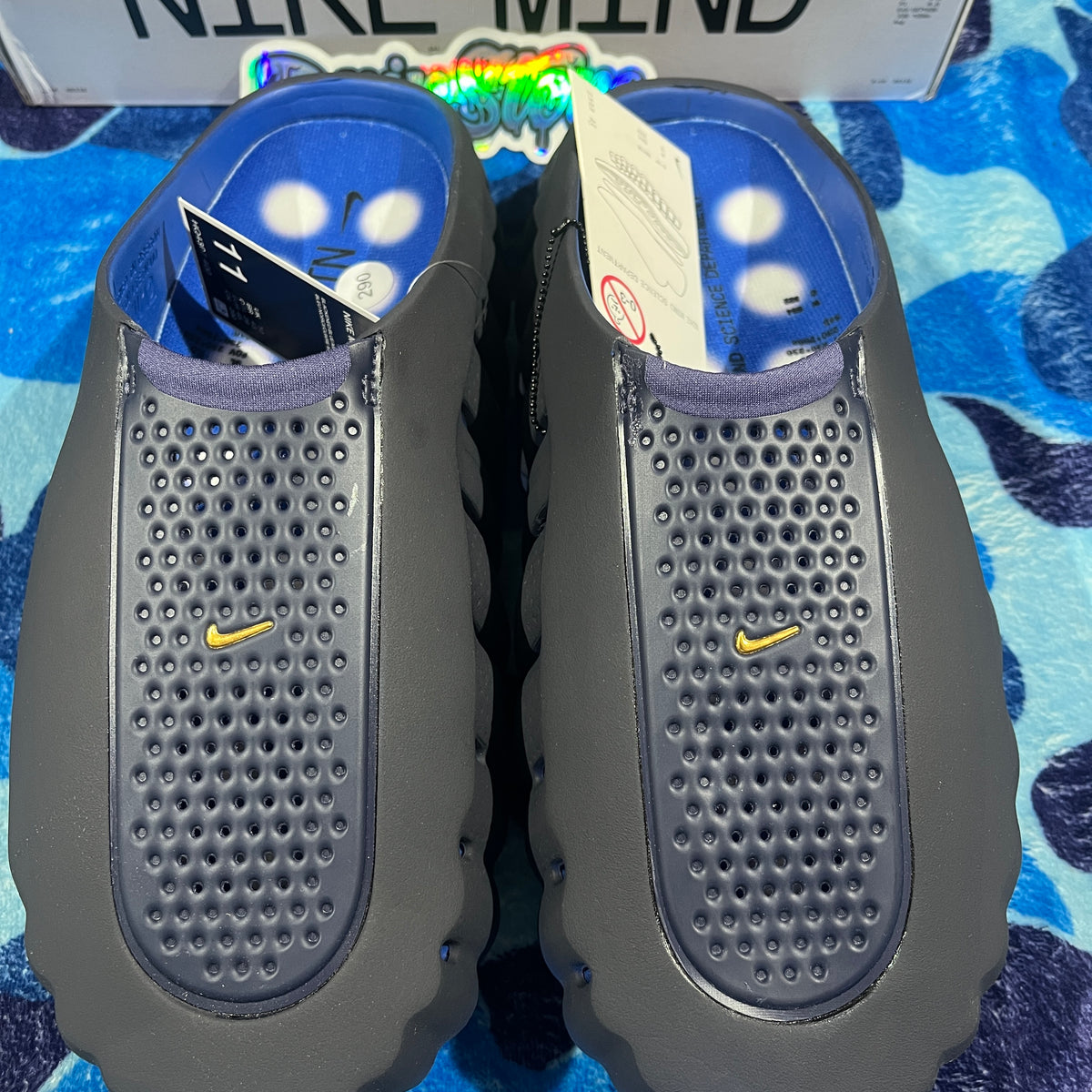Nike Mind 001 Slide Blackened Blue Game Royal