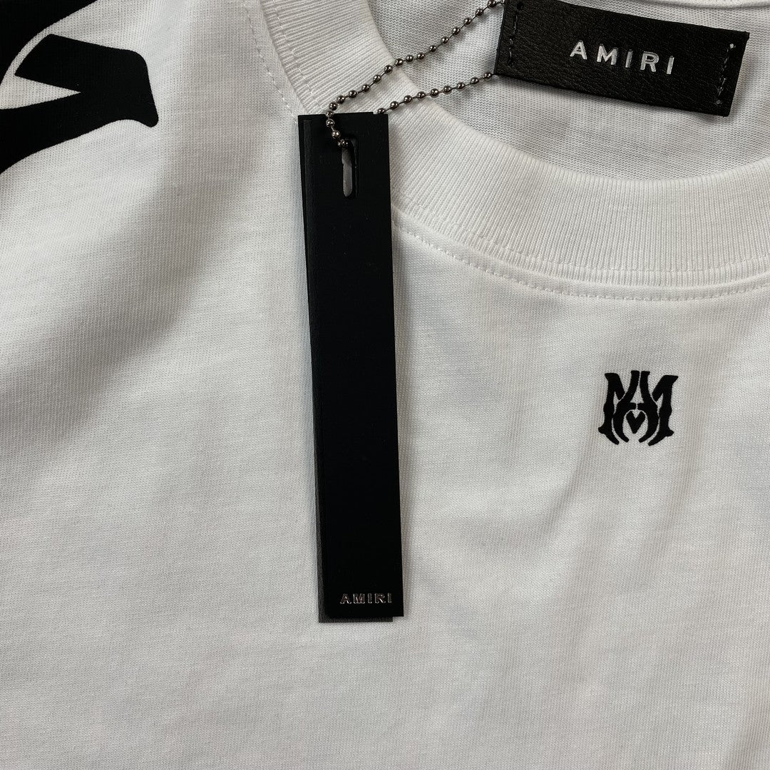 AMIRI 22 FOOTBALL JERSEY TEE WHITE