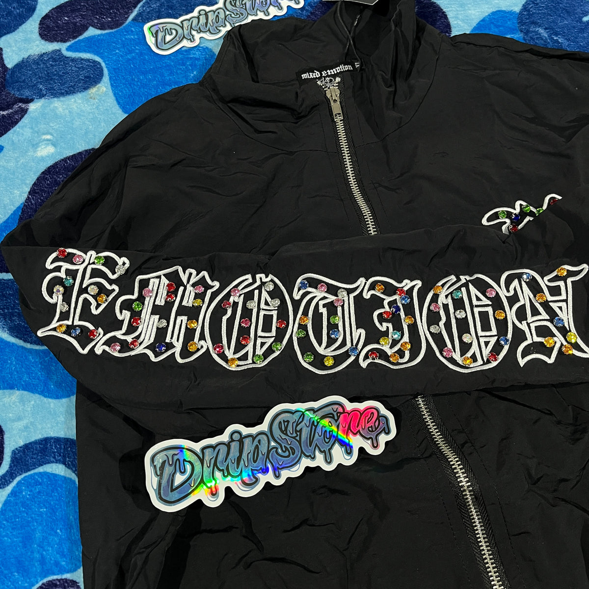 Mixed Emotion Gem Jacket Black