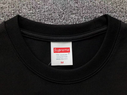 SUPREME WHEATIES TEE BLACK