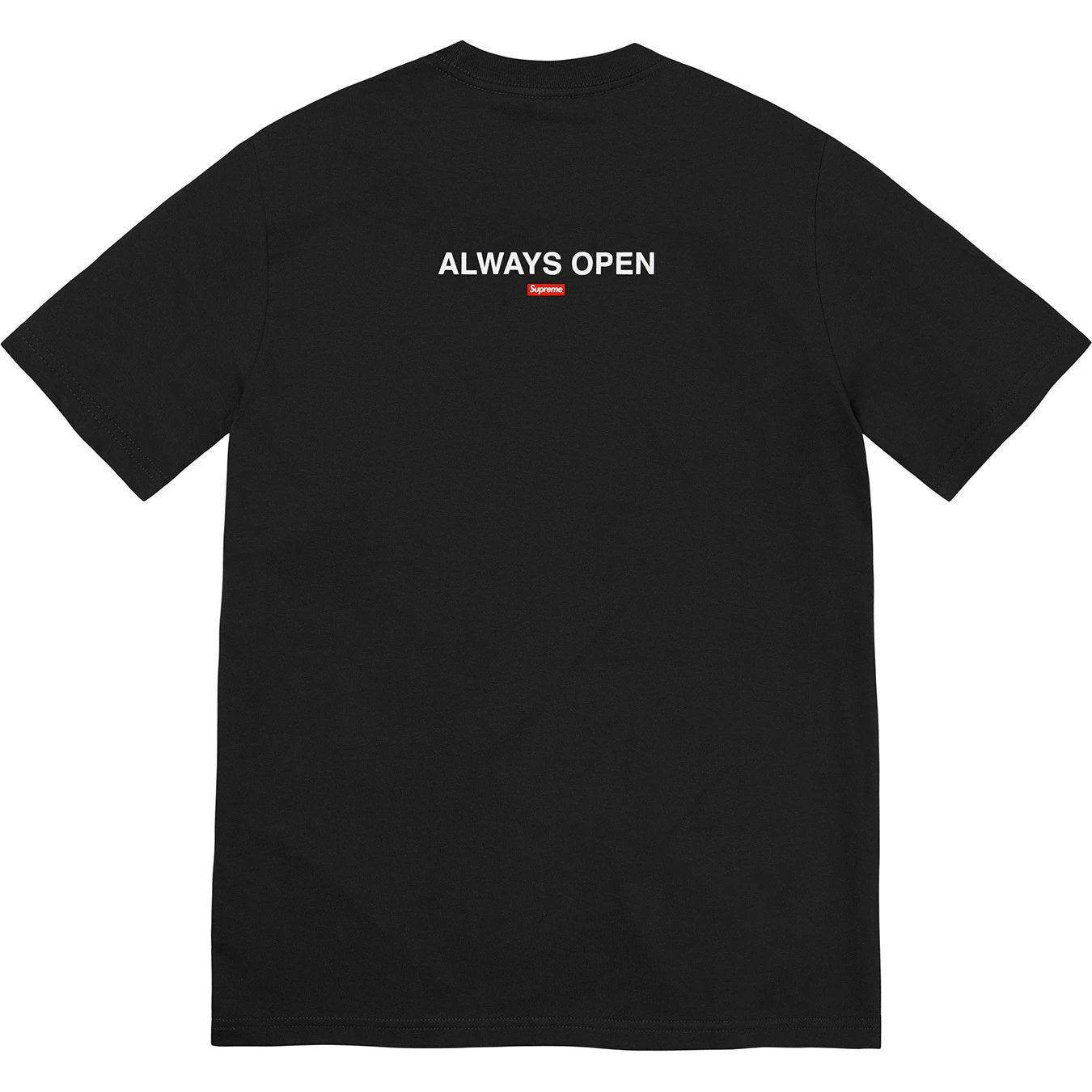 SUPREME GAS TEE BLACK