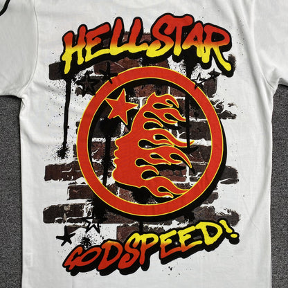 HELLSTAR STUDIOS GOD SPEED TEE WHITE