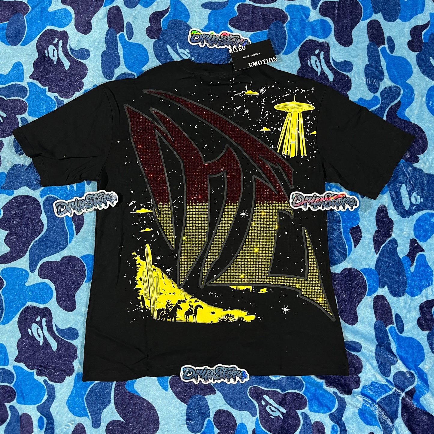 Remera Mixed Emotion Ranger Negra L