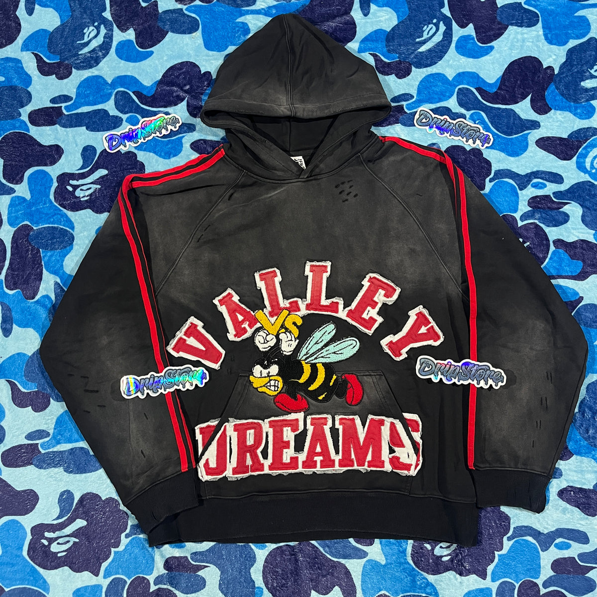 Vale Forever Anthem Hoodie Black/Red