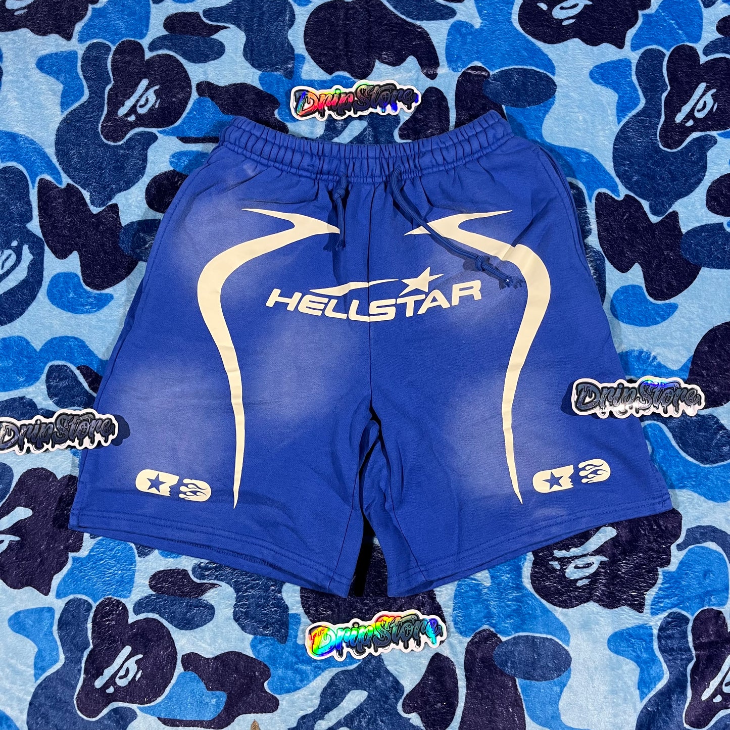 Short Hellstar Warm Up Azul S