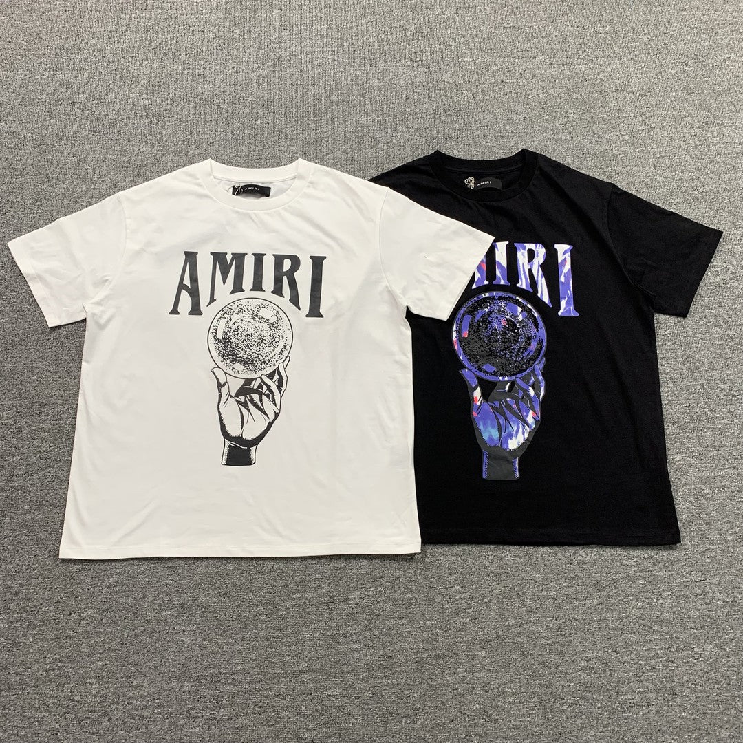 AMIRI CRYSTAL BALL TEE BLACK