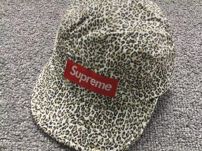 Supreme Corduroy Camp Cap Leopard