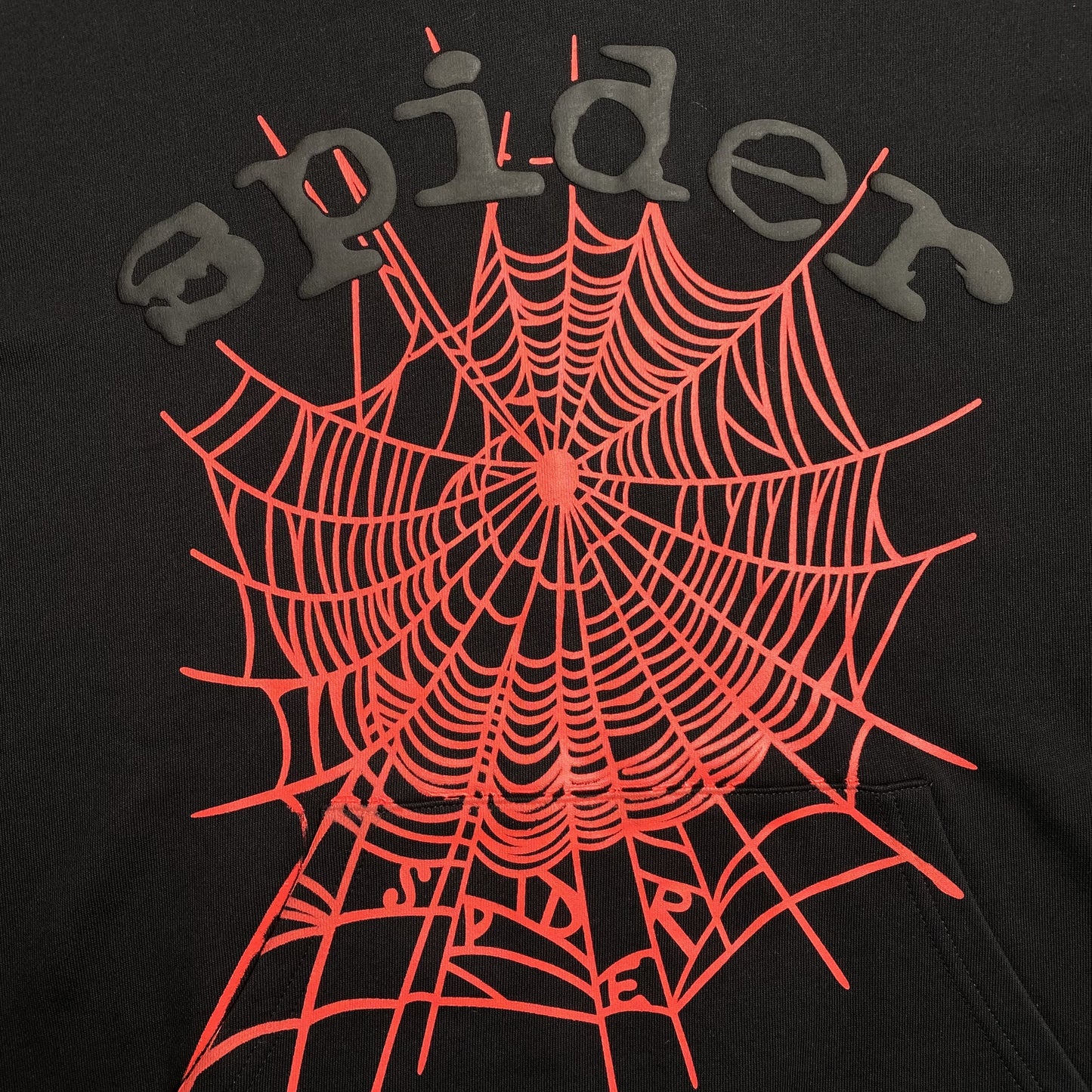 SP5DER WEB HOODIE BLACK