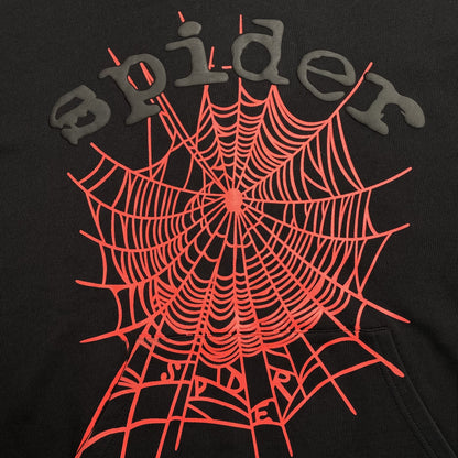 SP5DER WEB HOODIE BLACK