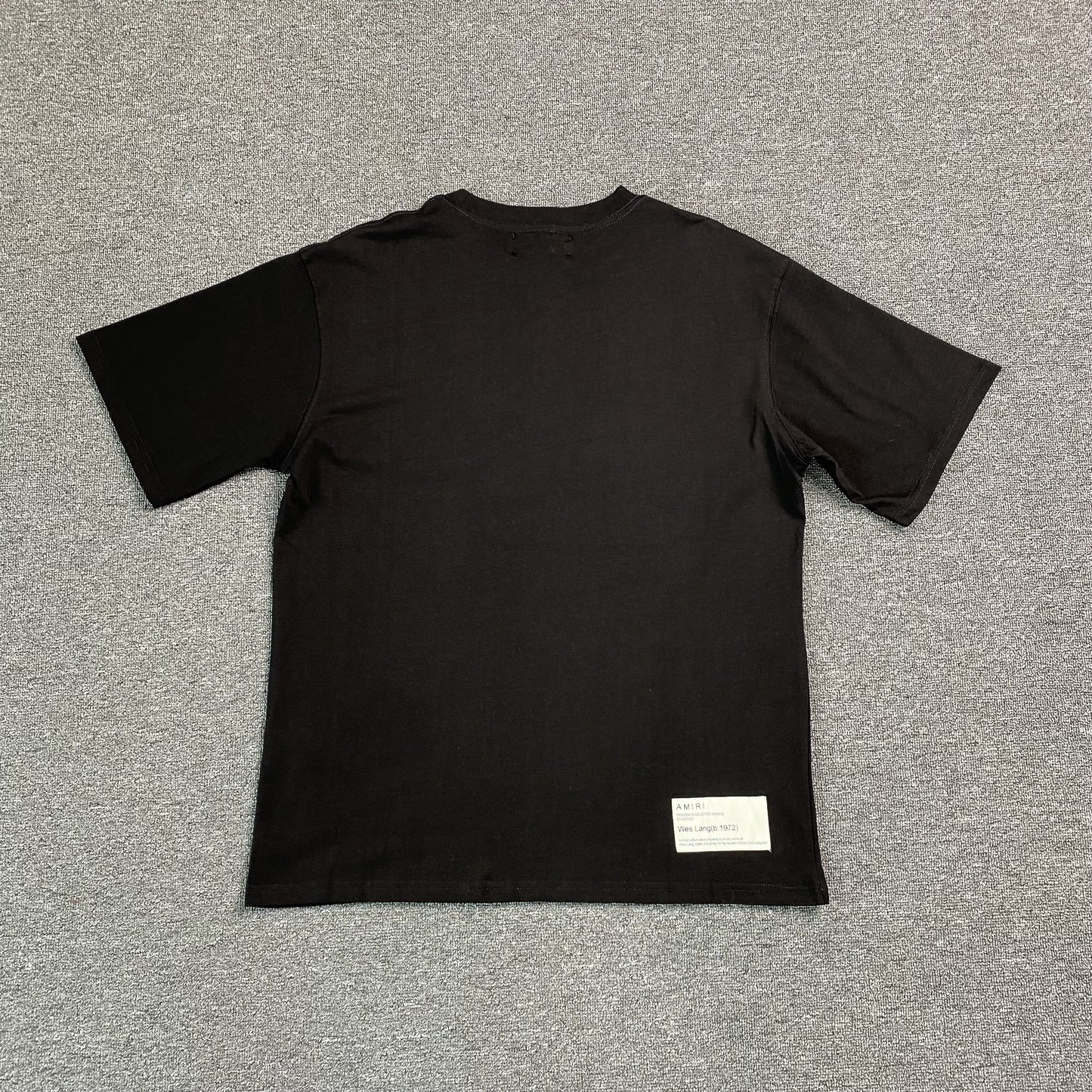 AMIRI X WES LANG SOLAR KINGS TEE BLACK