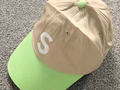 Supreme 2-Tone S Logo 6-Panel Cap Tan