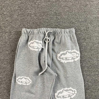 Corteiz x Denim Tears Island Wreath Pants Grey
