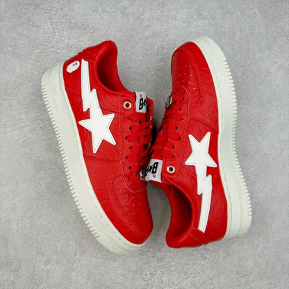 A Bathing Ape Bape Sta Low #3 Line Camo Red