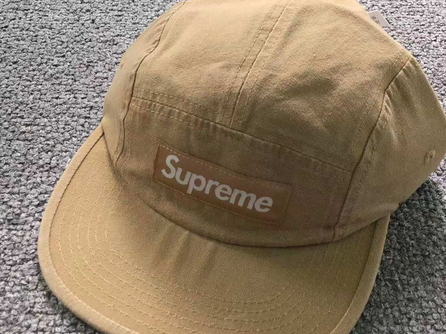 Supreme Canvas Camp Cap Brown
