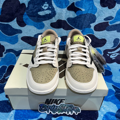 Jordan 1 Low Golf X Travis Scott Neutral Olive