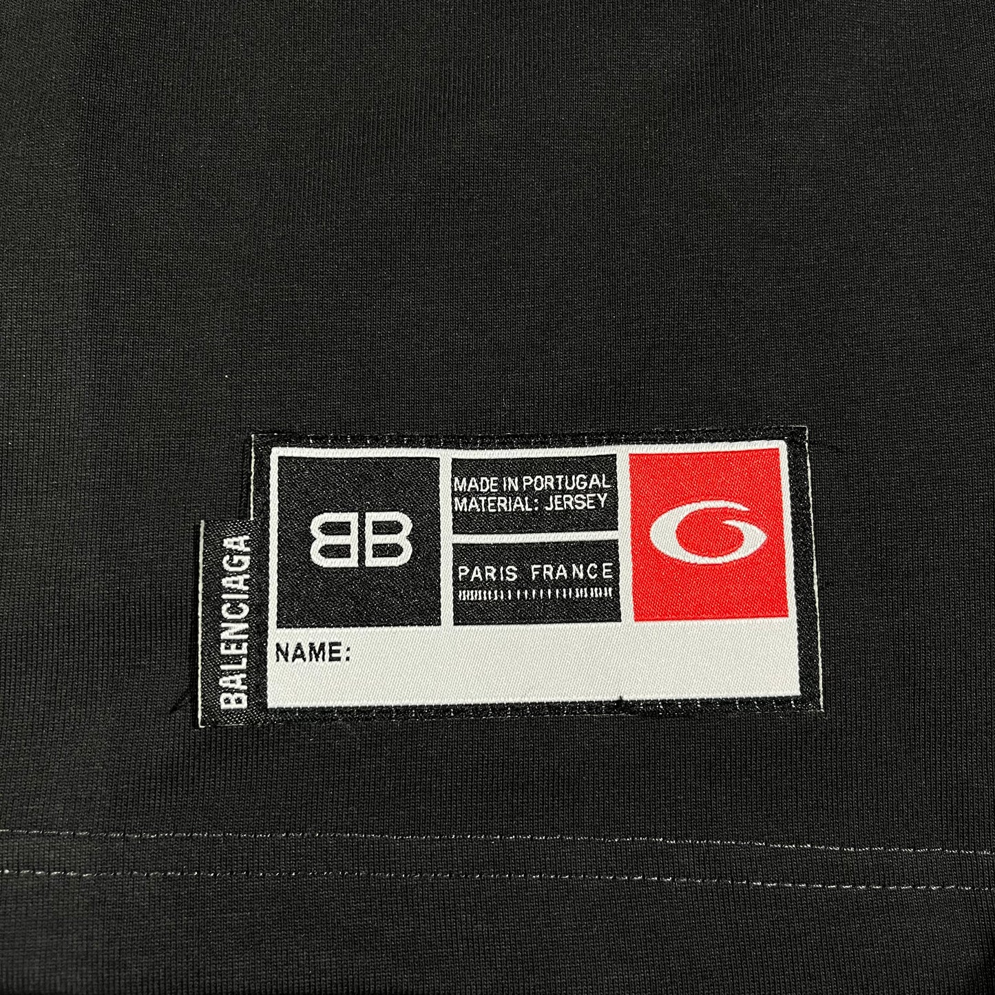 Remera Balenciaga Basketball Negra M