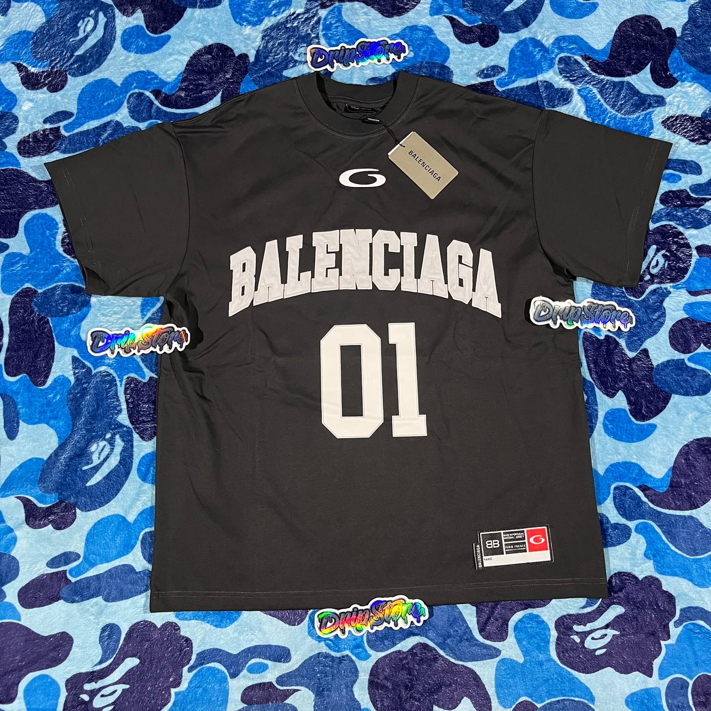 Remera Balenciaga Basketball Negra M