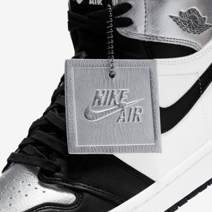 JORDAN 1 HIGH OG WMNS SILVER TOE