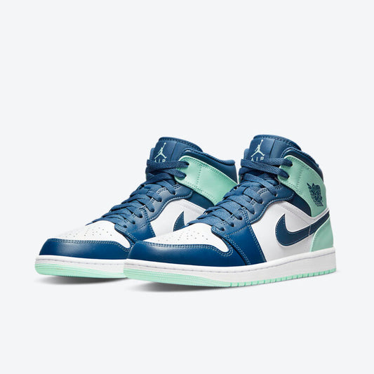 JORDAN 1 MID BLUE MINT