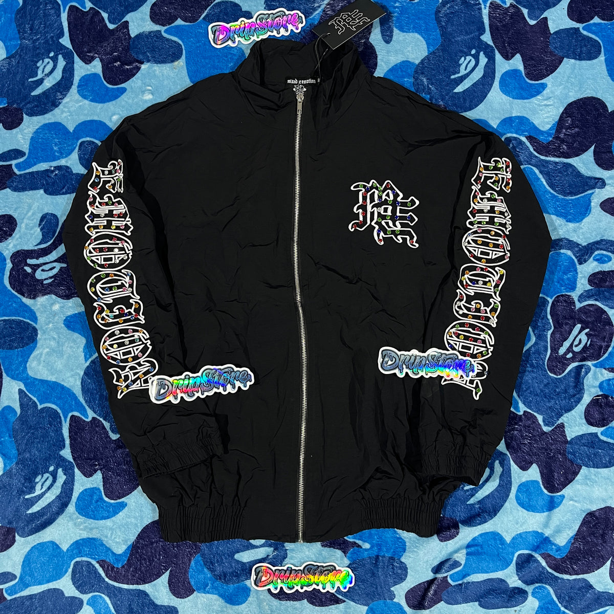 Mixed Emotion Gem Jacket Black