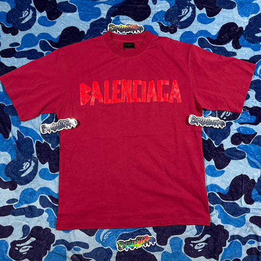 Remera Balenciaga New Tape Roja M