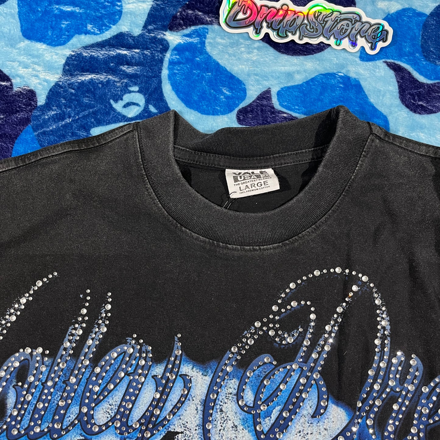 Vale Forever Godfather Black Bling Tee Black