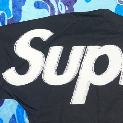 Remera Supreme Intarsia Negra XL