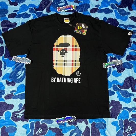 Remera Bape x Burberry Negra XXL