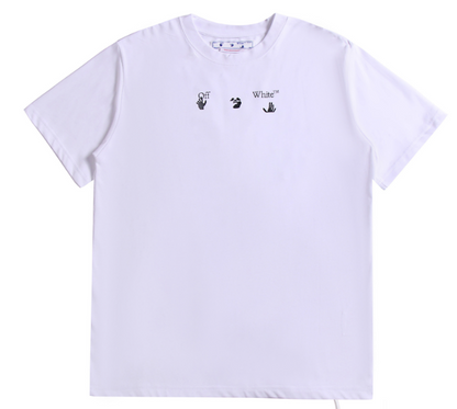 OFF-WHITE BLUE MARKER S/S OVER TEE WHITE