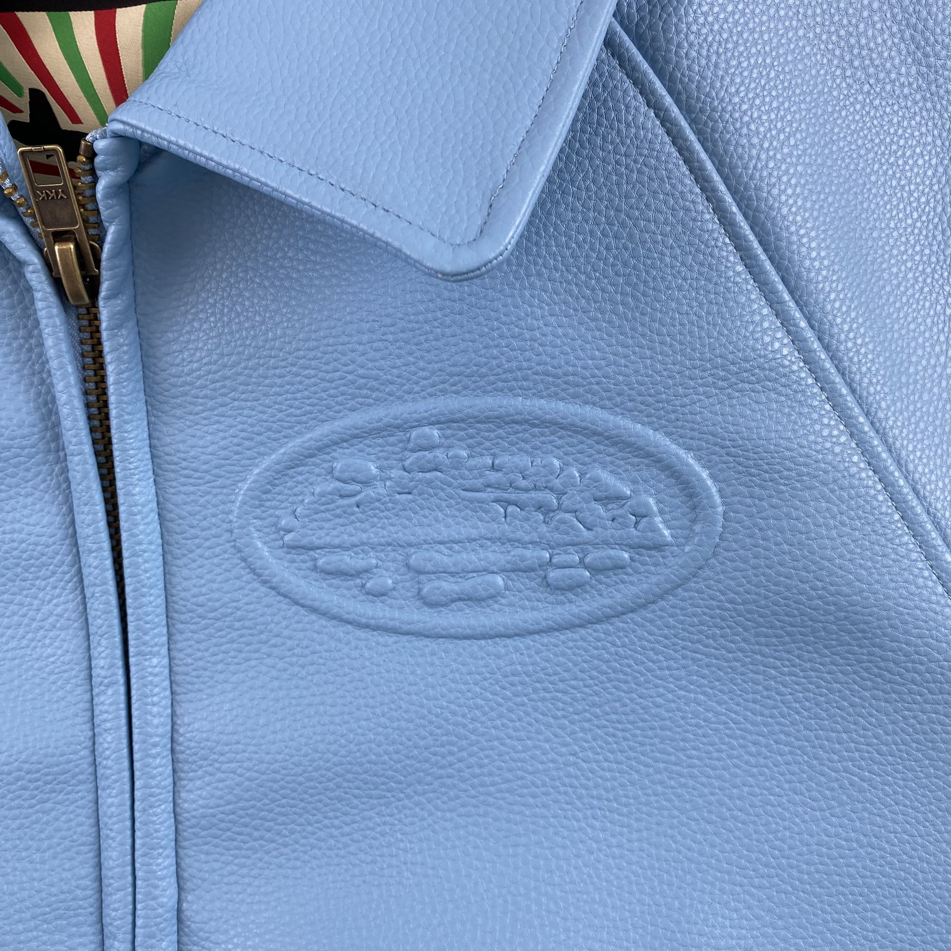 Corteiz-Leather-Jacket-Blue-3-Drip Store Argentina