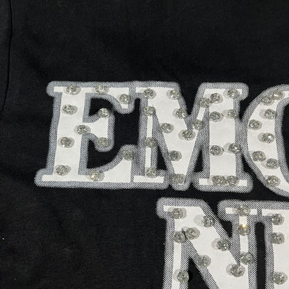 Remera Mixed Emotion End Negra XL