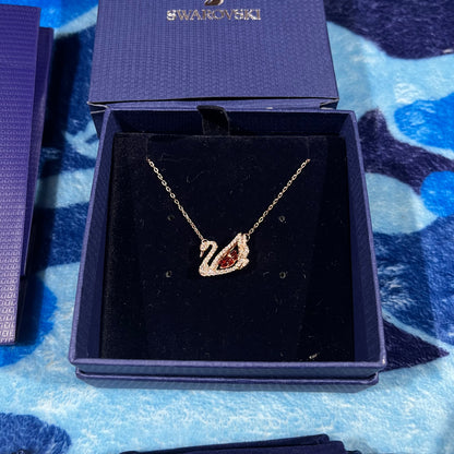 Collar Swarovski Swan Rose Gold