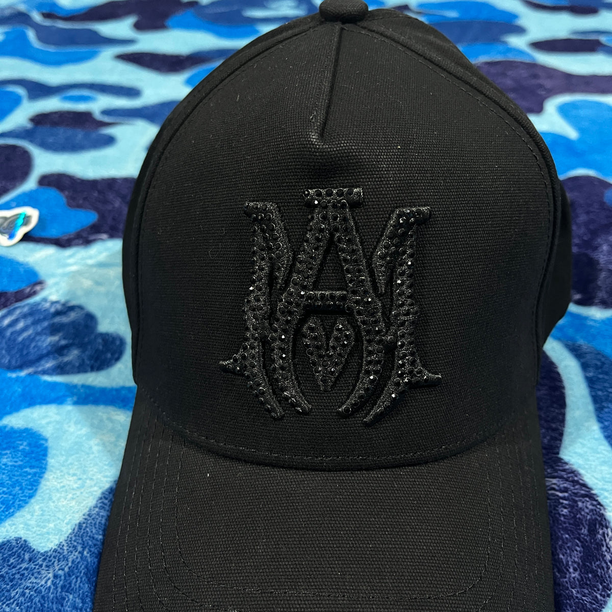 Gorra Amiri MA Brillos Negra/Negra