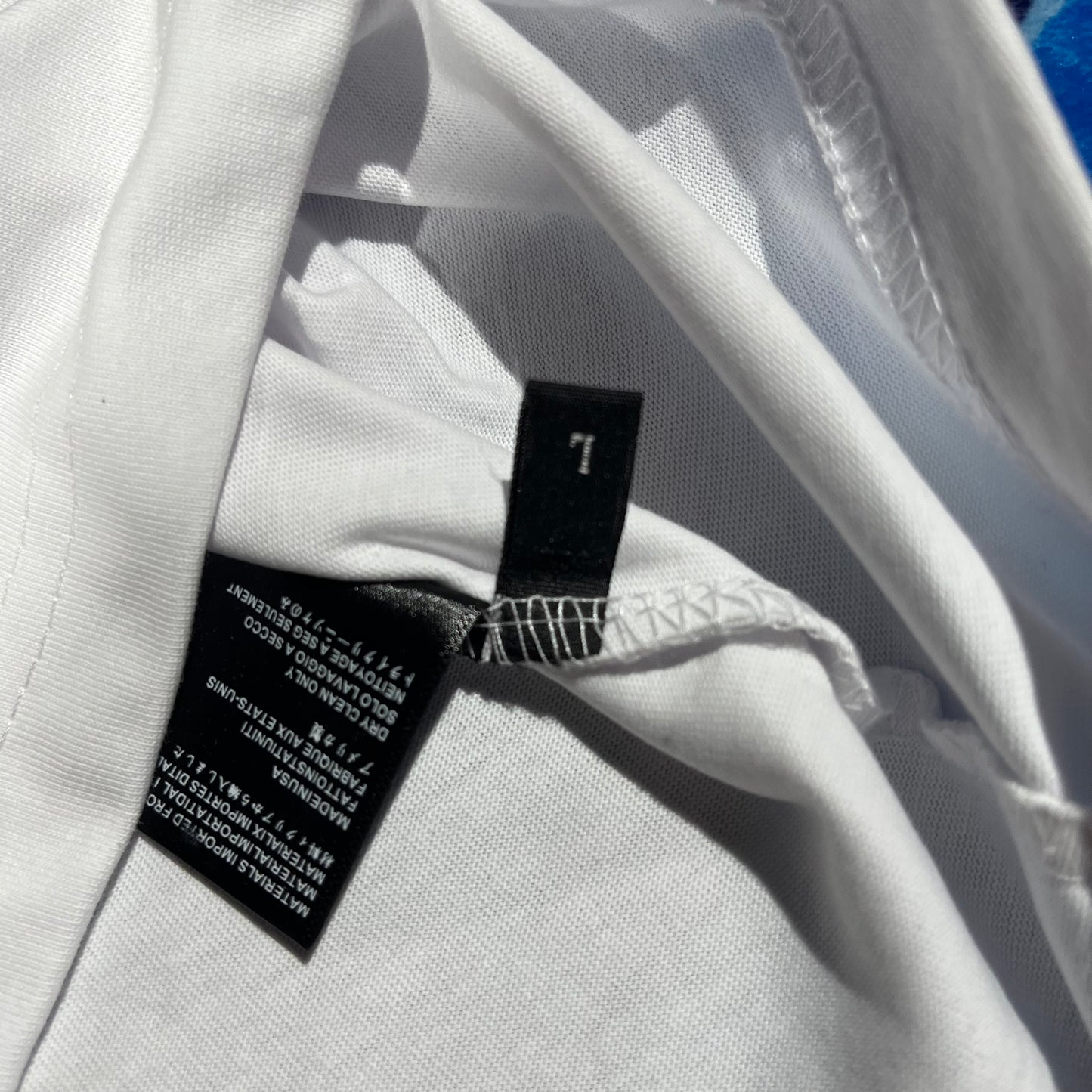 Remera Amiri Collegiate Blanca L