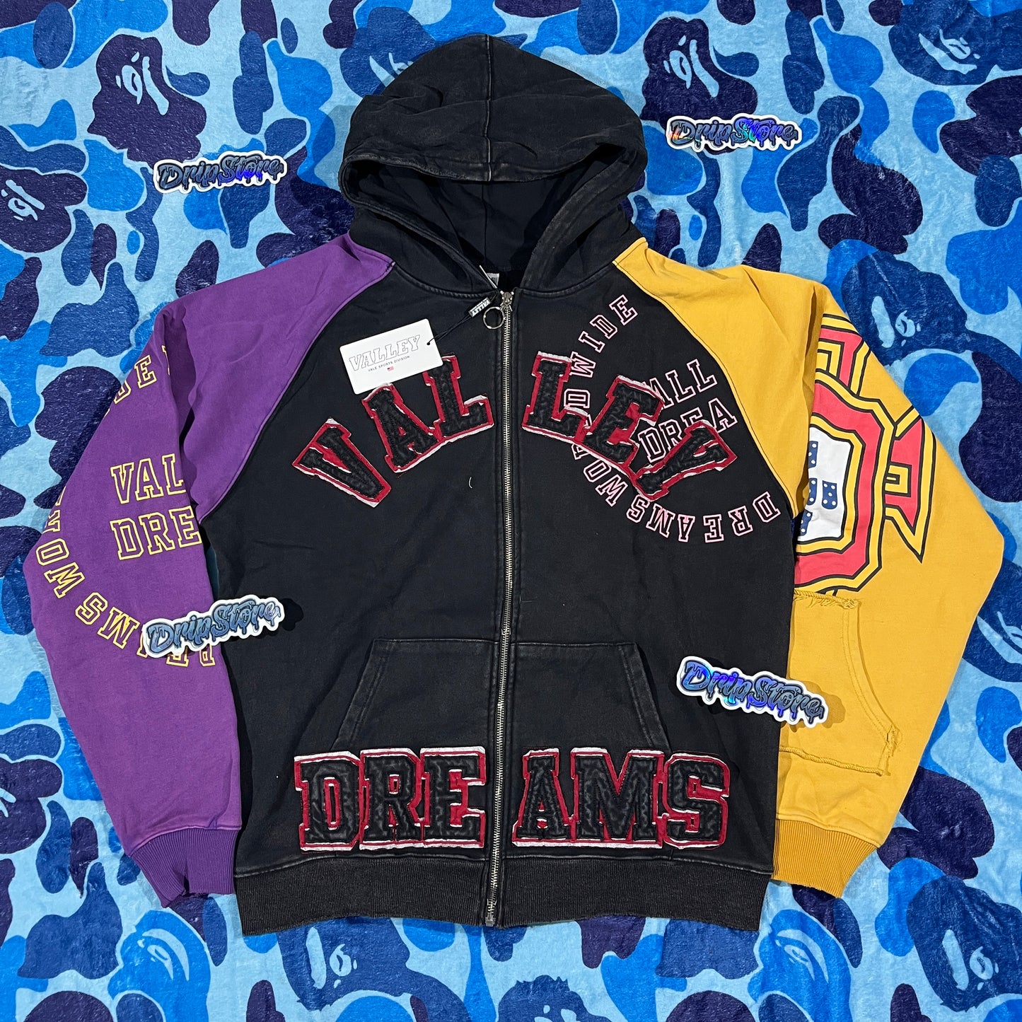Vale Forever Crest Zip Up Black