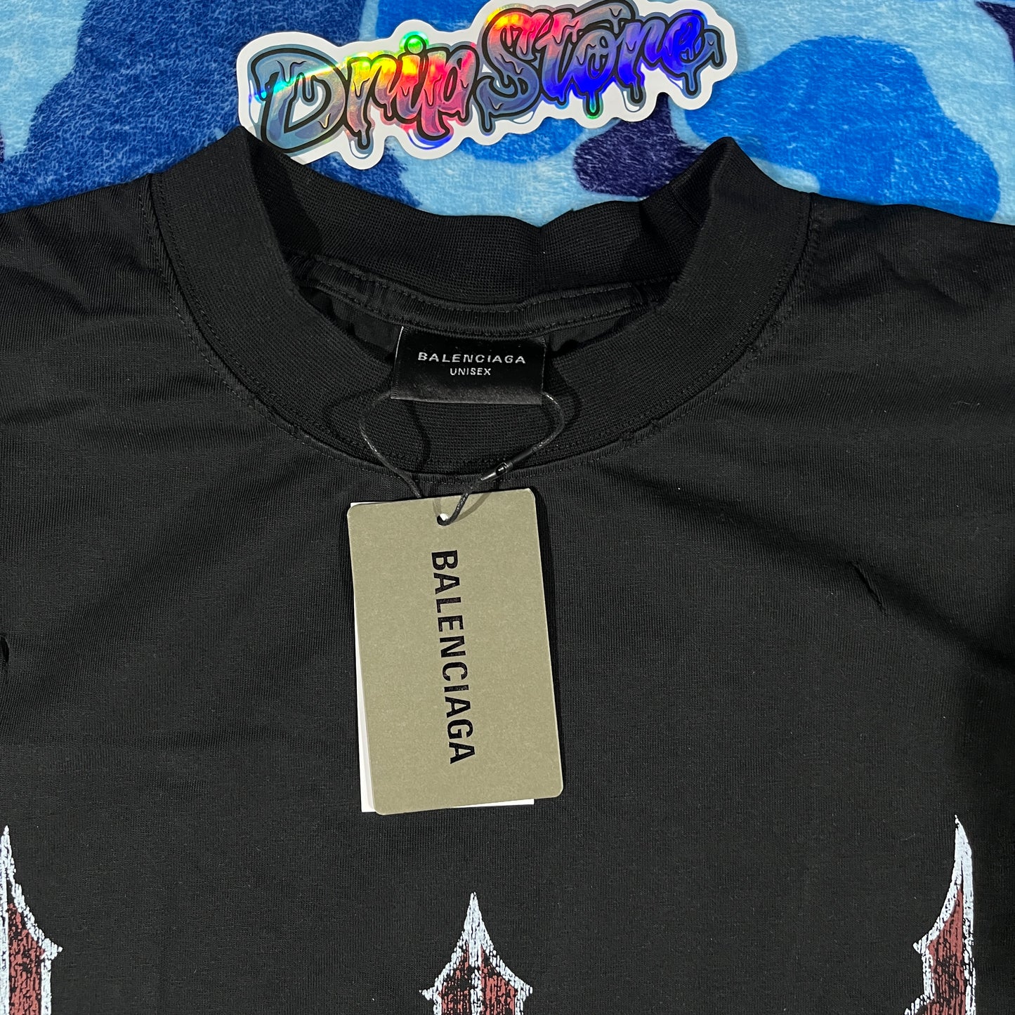 Remera Balenciaga Upside Down Paris M