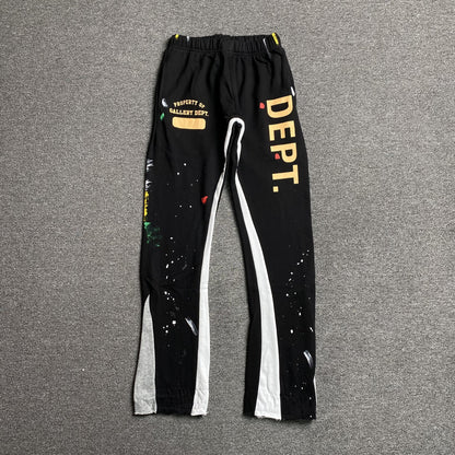Gallery-Dept-Painted-Sweatpants-Black-Drip Store Argentina